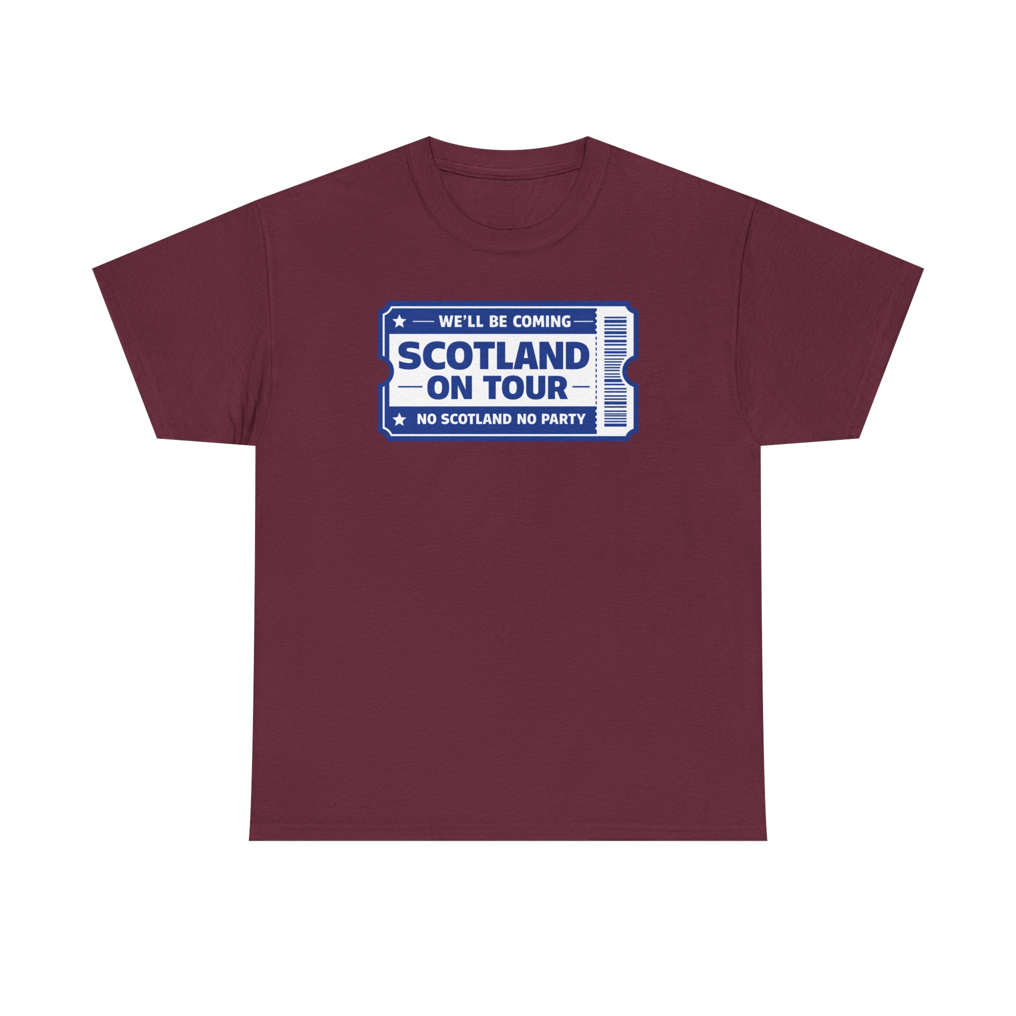 Scotland On Tour Ticket T Shirt - Image 21