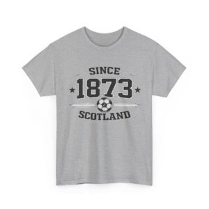 Since 1873 Scotland Football Tee, Retro Varsity Supporter Shirt,Tartan Army Matchday Top, Scottish Fitbaw Fan Gift for Men Women
