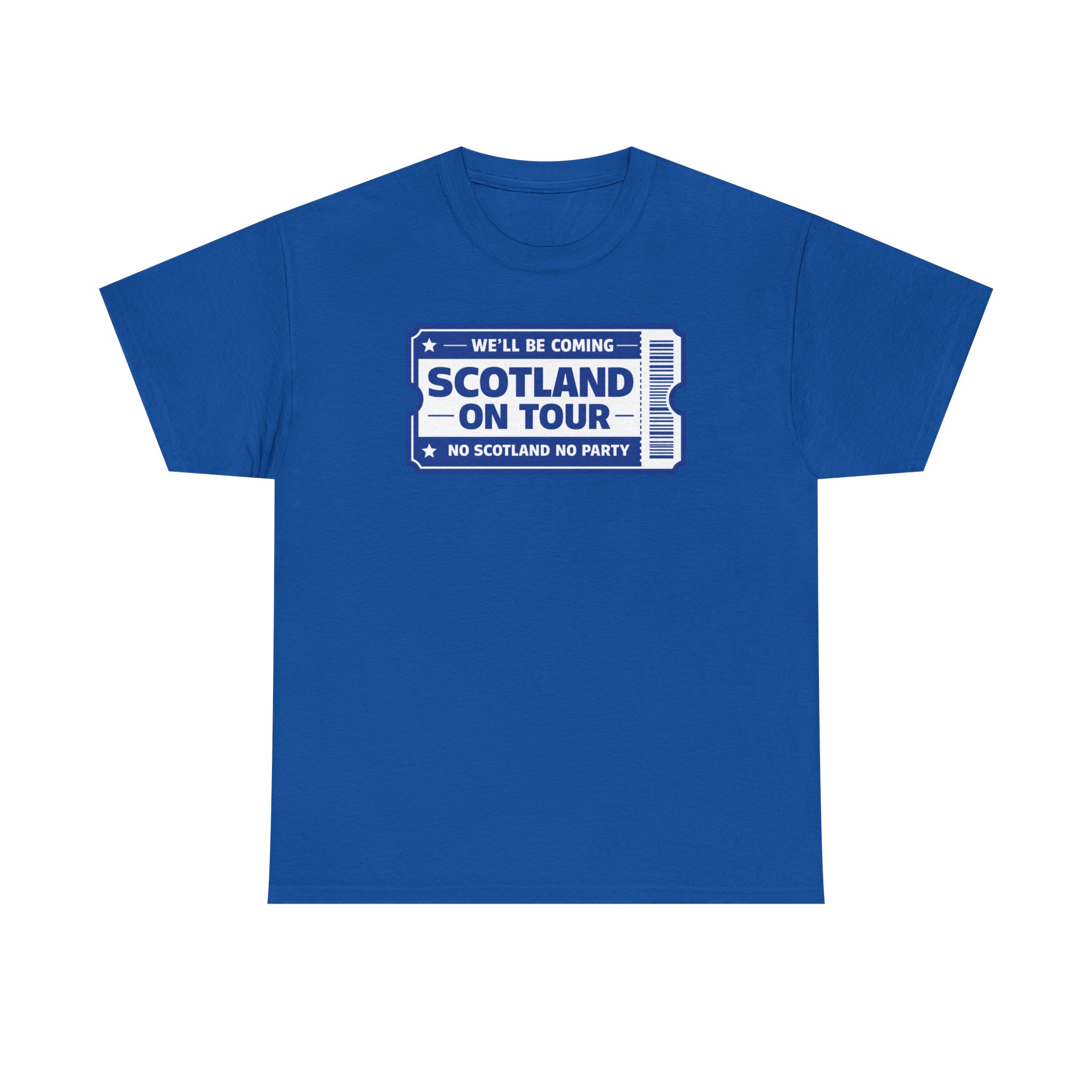 Scotland On Tour Ticket T Shirt - Image 37
