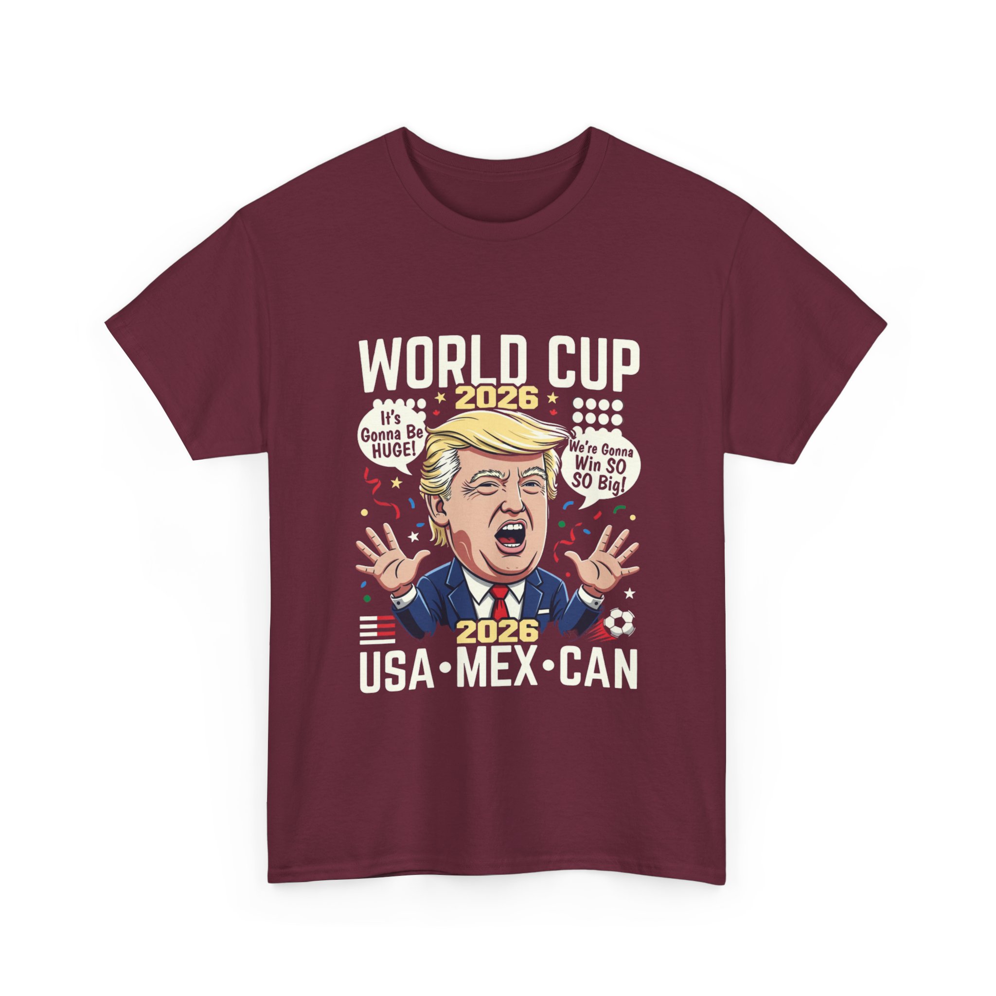 World Cup 2026 Trump Caricature Funny Soccer Shirt - Image 7