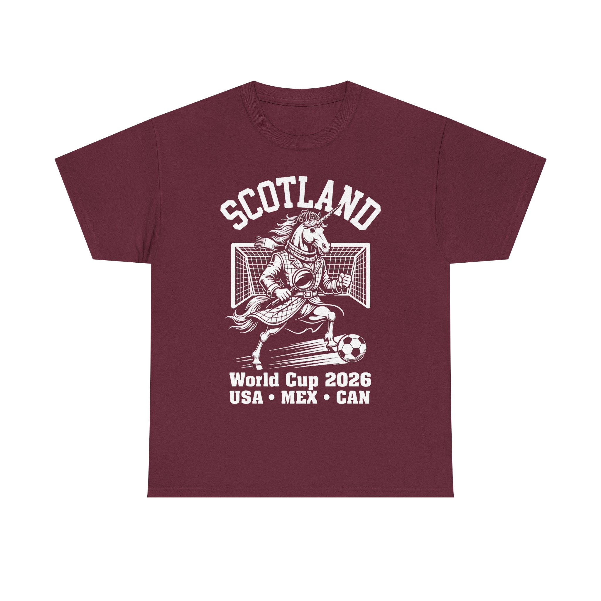 Scotland World Cup Unicorn Sherlock Mascot 2026 Football T-Shirt - Image 9