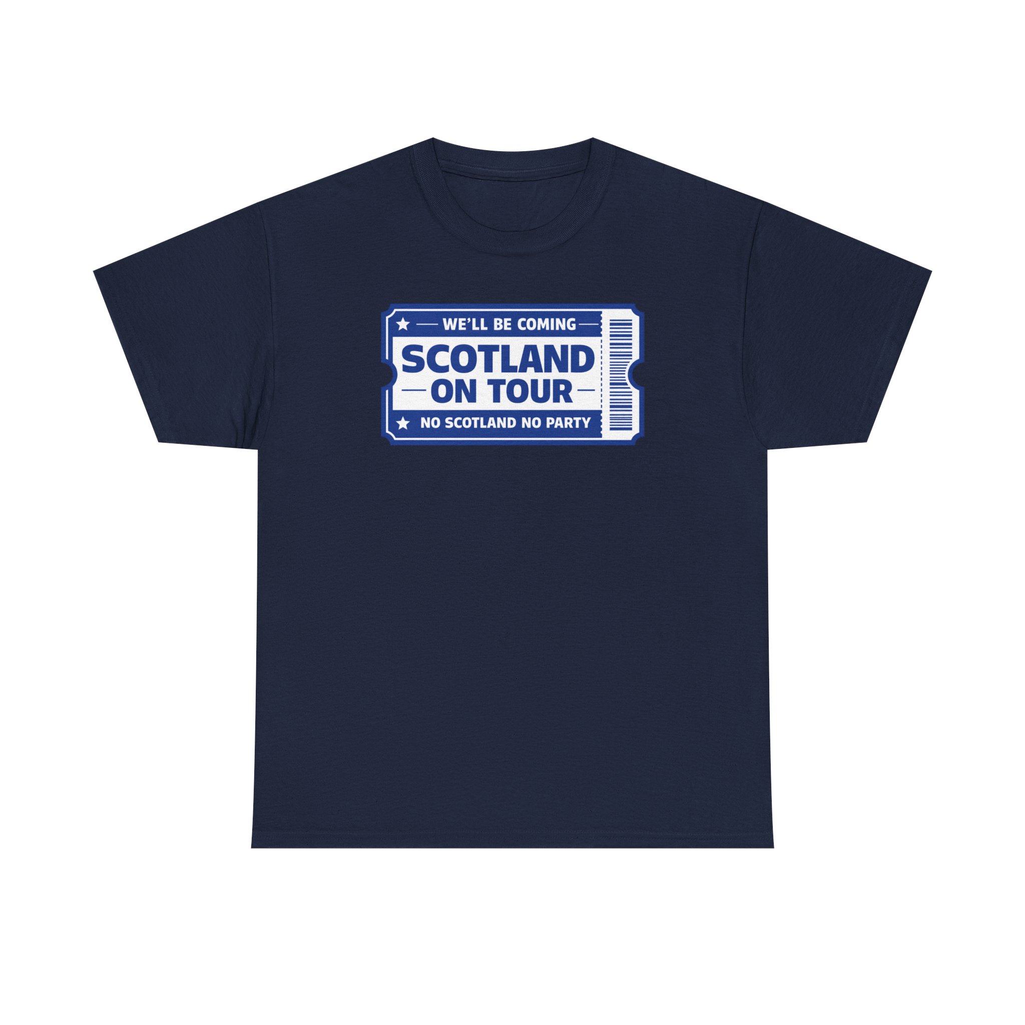Scotland On Tour Ticket T Shirt - Image 2