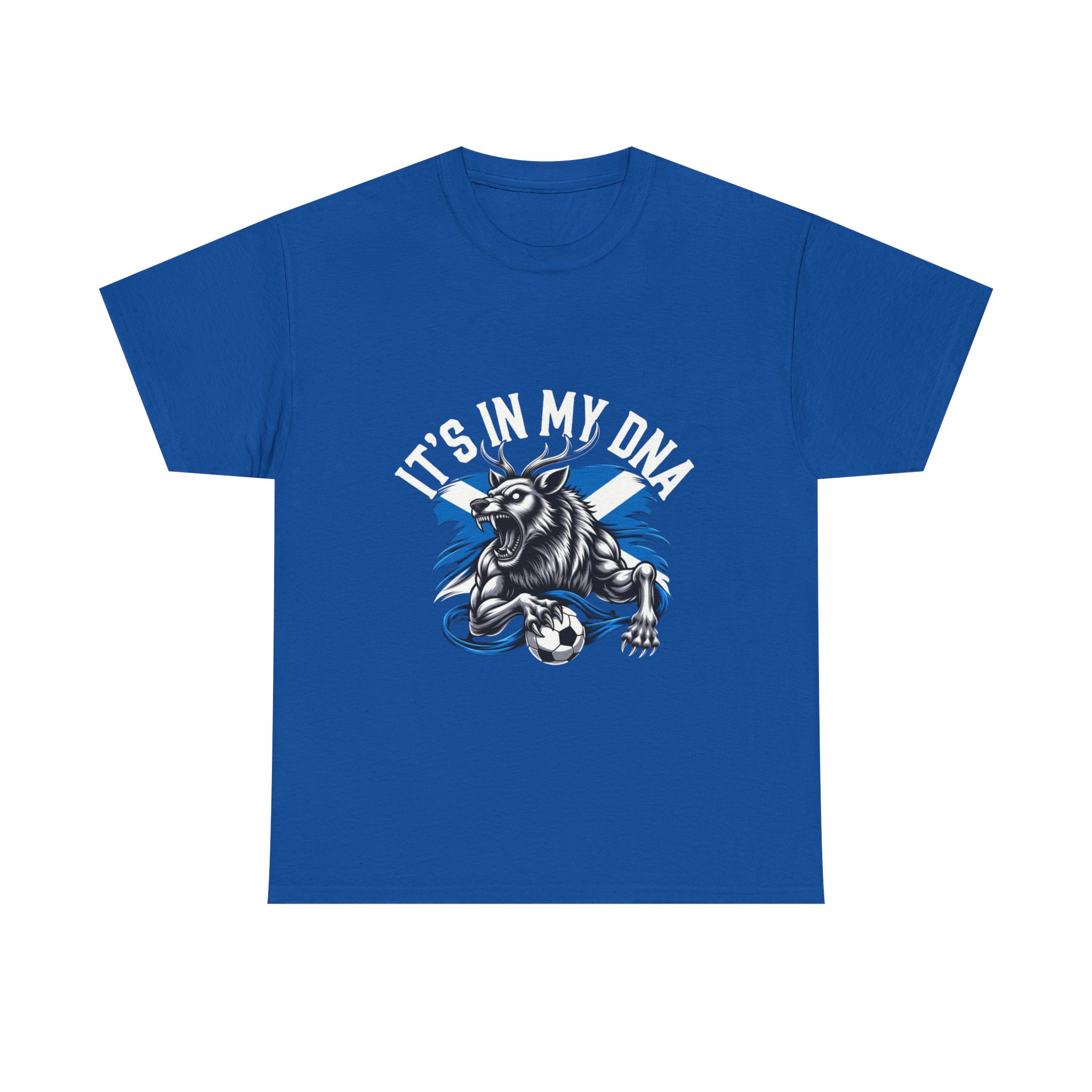 Scottish Football "It's In My DNA" Wolf T-Shirt - Image 25