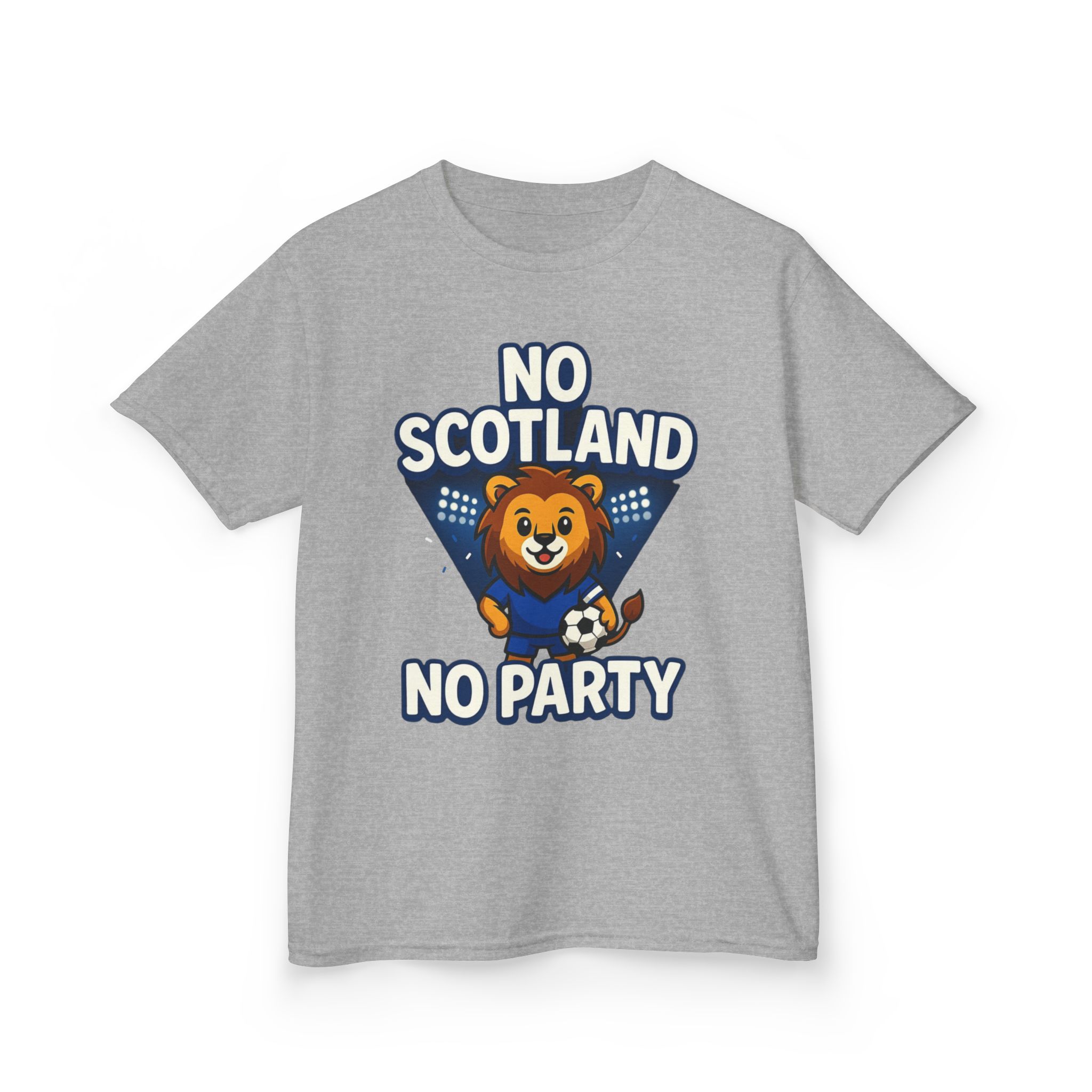 No Scotland No Party Kids Football T Shirt - Image 15