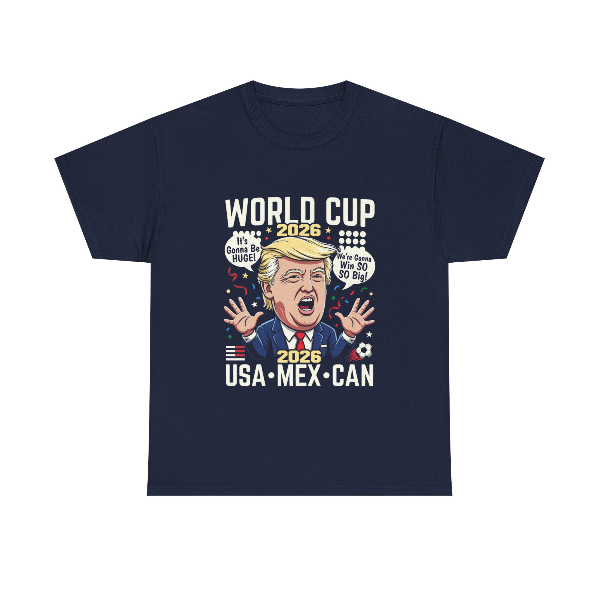 World Cup 2026 Trump Caricature Funny Soccer Shirt - Image 21