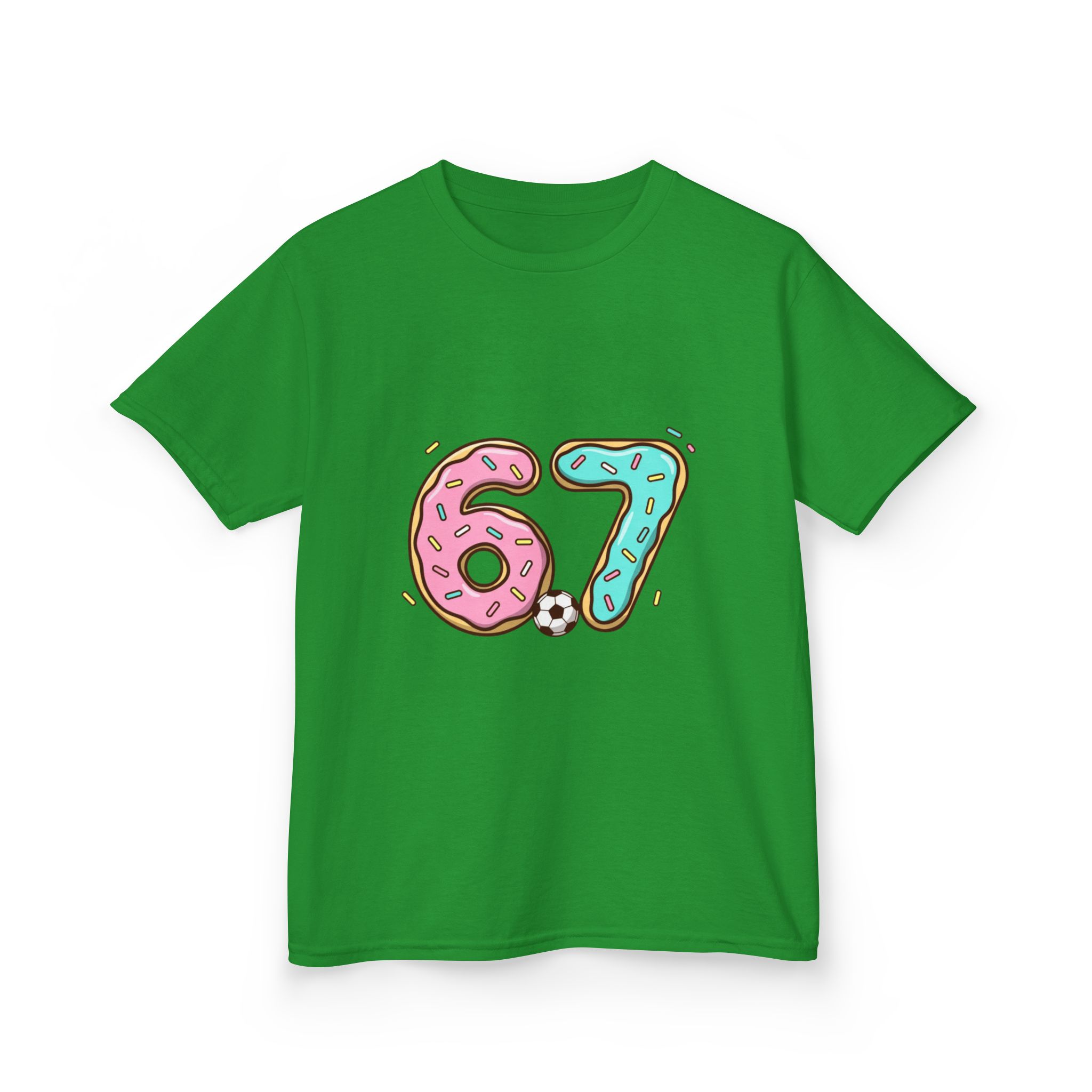 Kids 67 Doughnut Football Shirt - Image 27