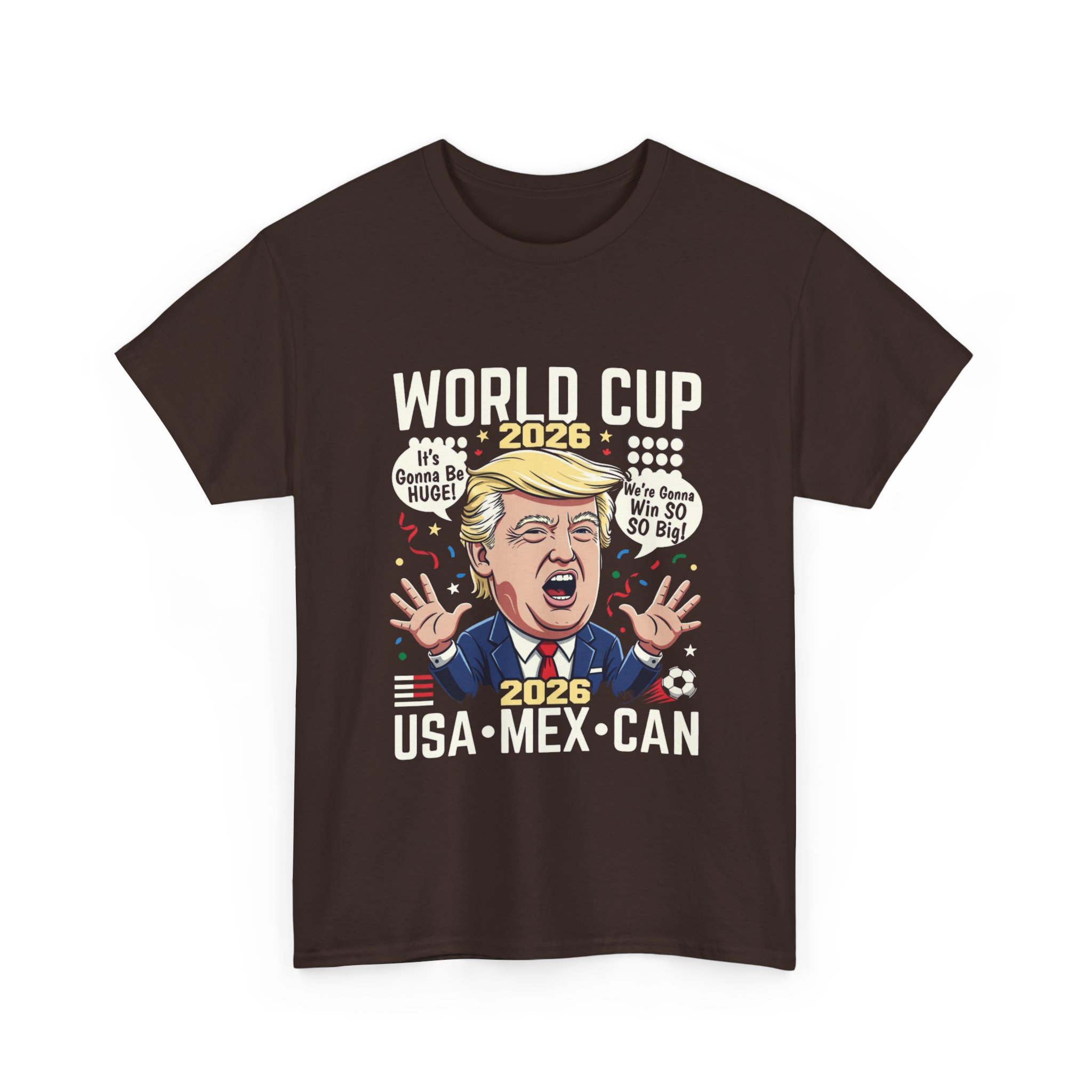 World Cup 2026 Trump Caricature Funny Soccer Shirt - Image 11
