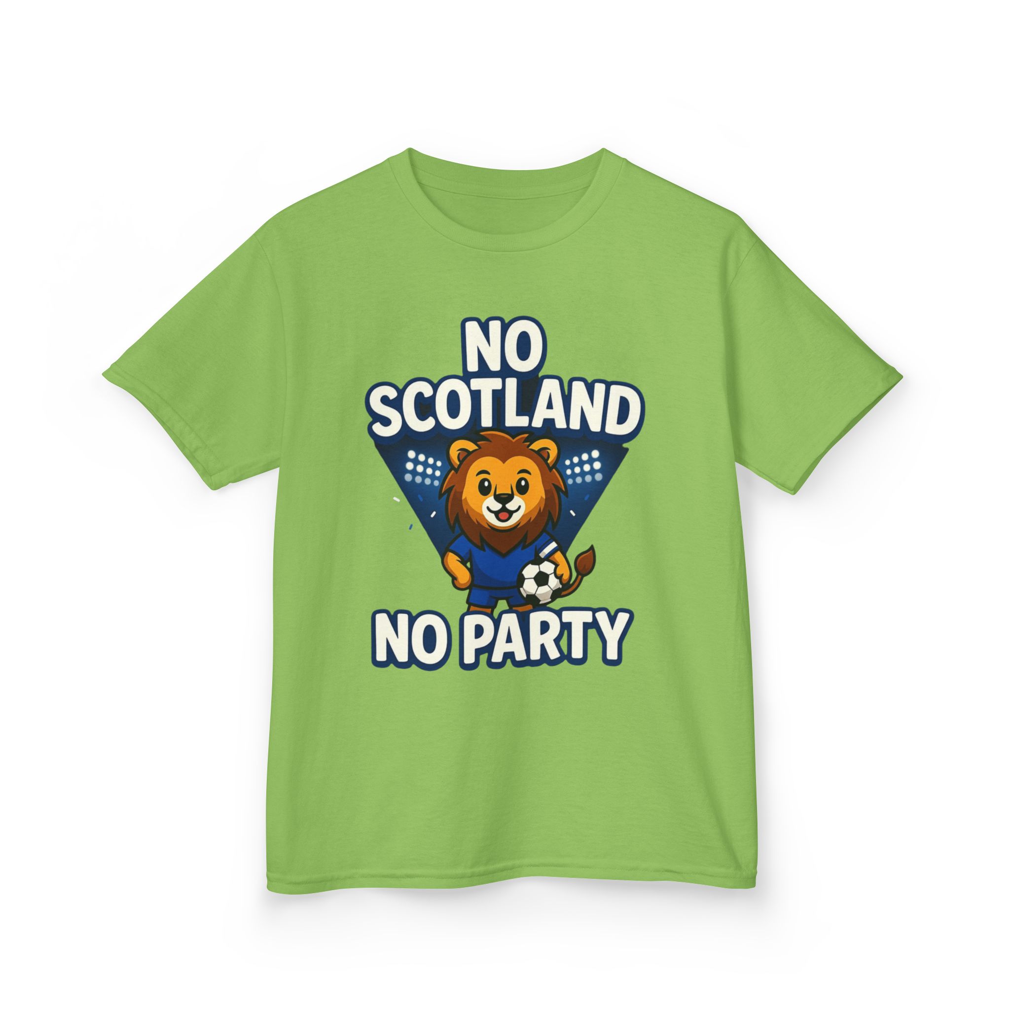 No Scotland No Party Kids Football T Shirt - Image 19
