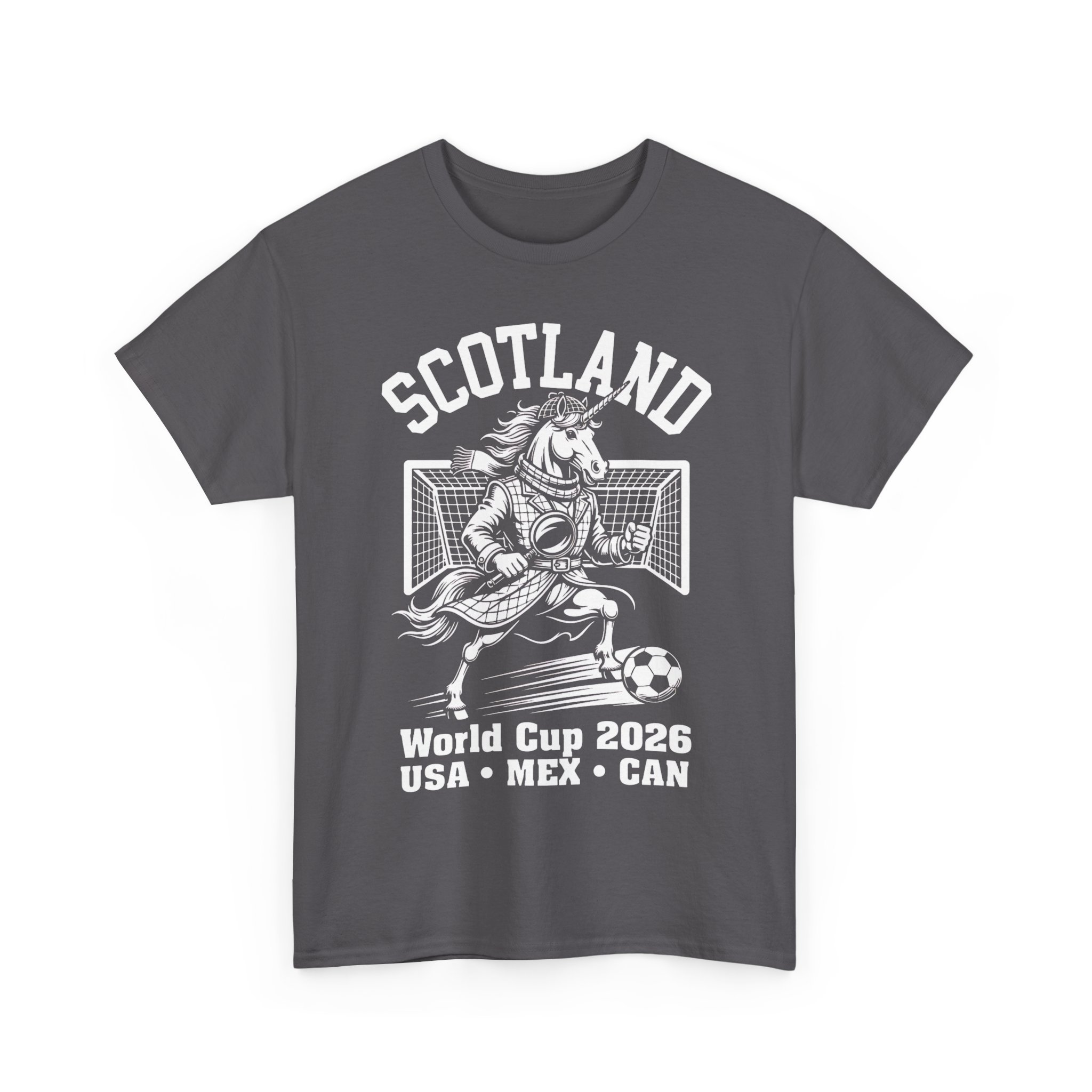 Scotland World Cup Unicorn Sherlock Mascot 2026 Football T-Shirt - Image 23