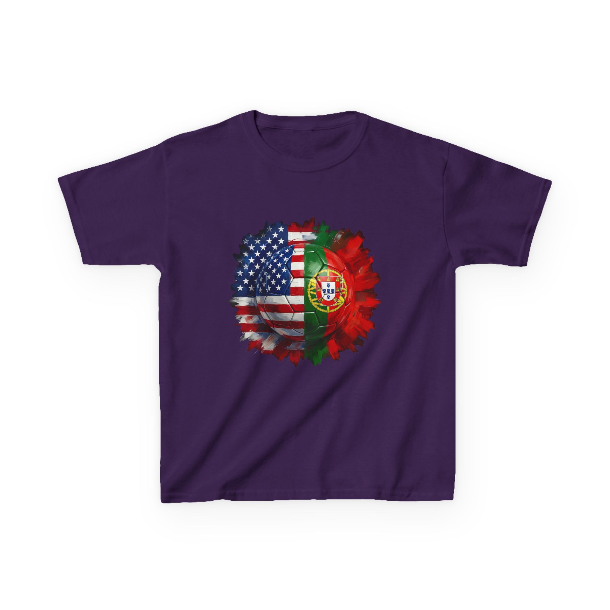 Kids USA vs Portugal Soccer Shirt - Image 13