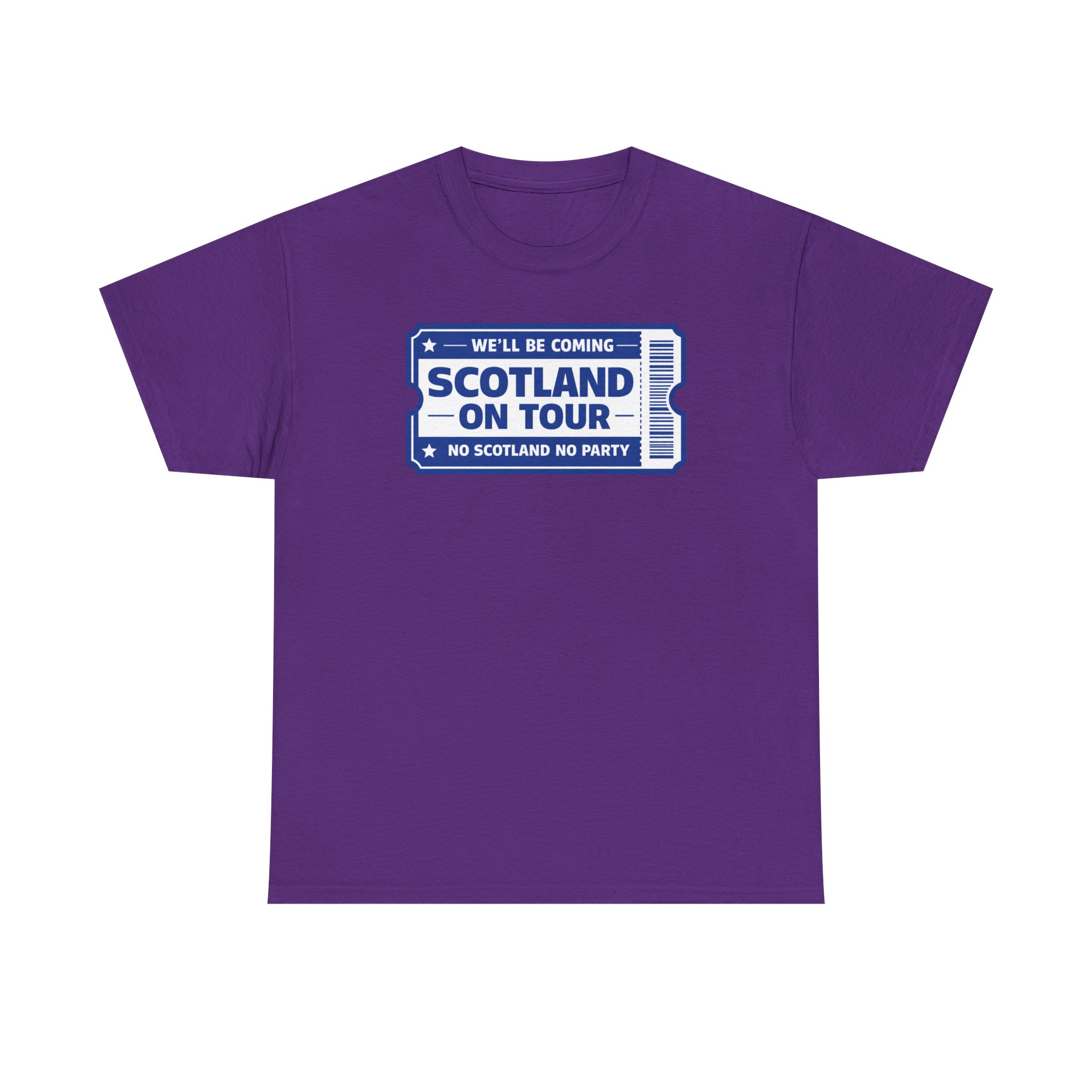 Scotland On Tour Ticket T Shirt - Image 41