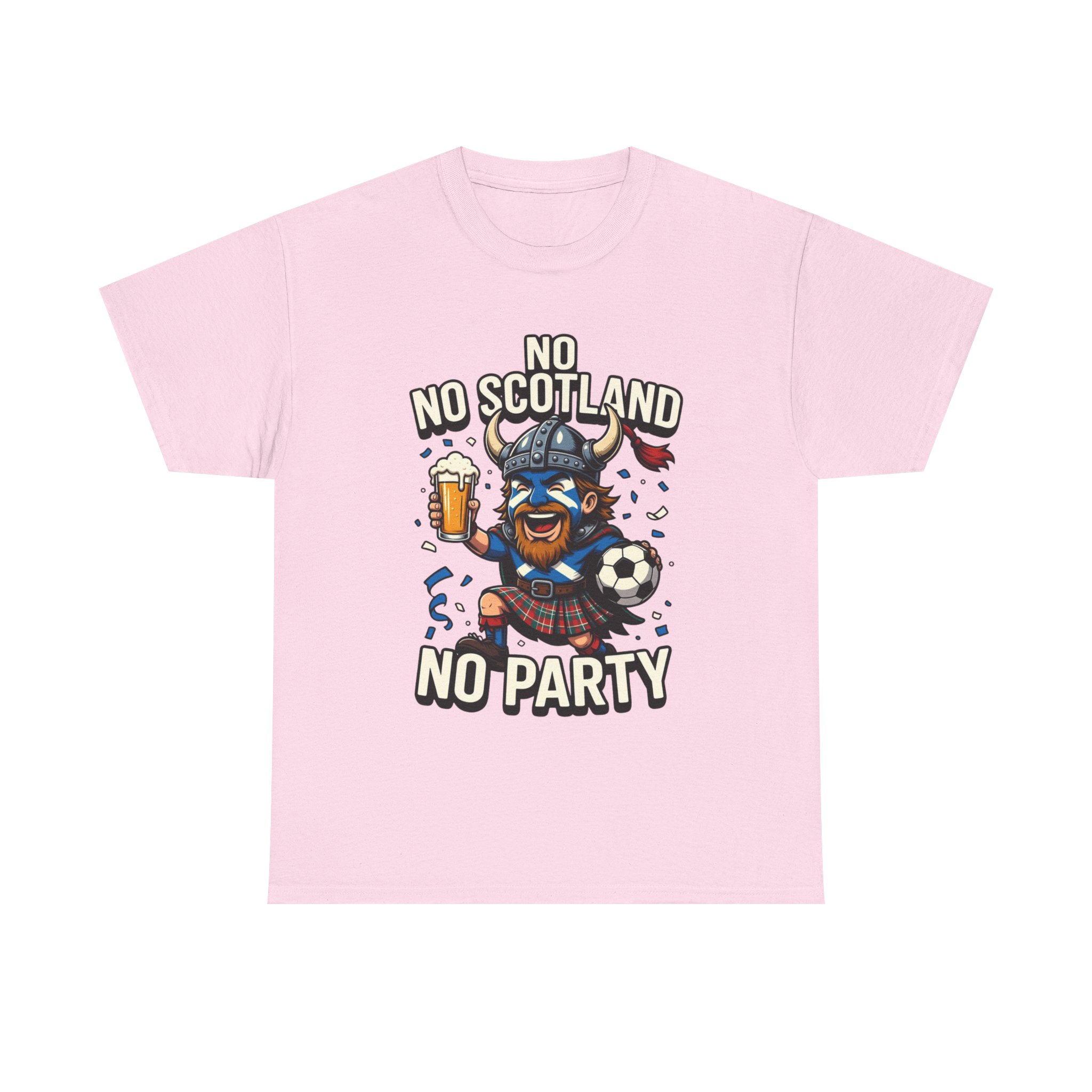 Scottish Fitbaw No Scotland No Party Shirt - Image 45