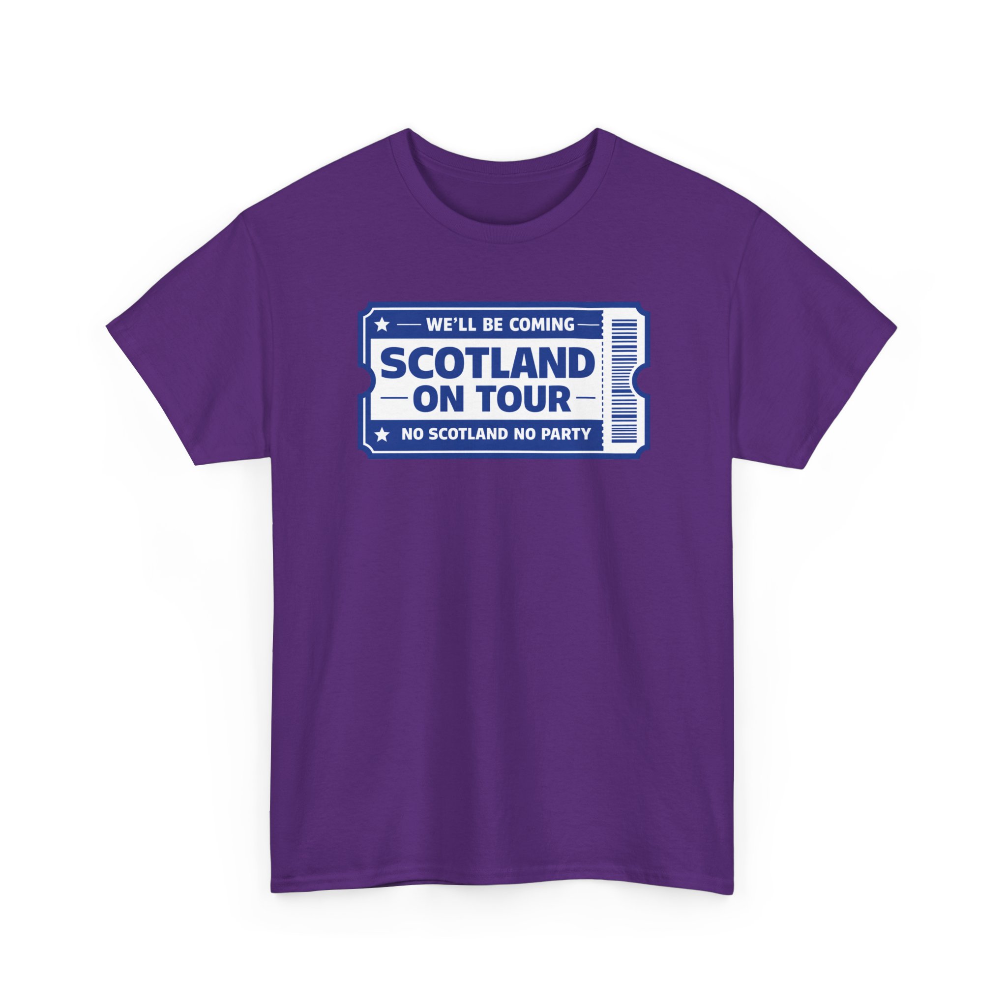 Scotland On Tour Ticket T Shirt - Image 43