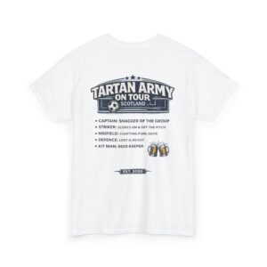 Tartan Army On Tour Shirt